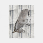 キュートベビーロンドンキーフォールオンスノー フリースブランケット (正面)