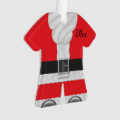 キュートベビー初めてのクリスマスサンタオーナメント オーナメント (正面)