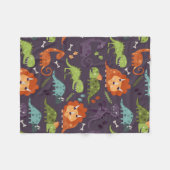 キュートベビー恐竜ディノボーイズ フリースブランケット (正面(横))