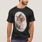 キュートベンガルキャット日本のさくらんぼブロッサム桜ワット Tシャツ (正面)