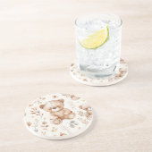 キュートベージュベビーベア コースター (側面)