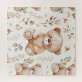 キュートベージュベビーベア ジグソーパズル (横)