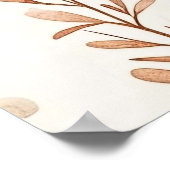 キュートベージュベビーベア ポスター (角)