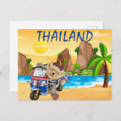 キュートベートゥクチュクタイランドビーチ ポストカード (正面/裏面)