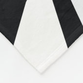 キュートペおもしろいンギン子供部屋白黒 フリースブランケット (角)