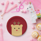 キュートペエカブートナディアホリデー紙プレート ペーパープレート (パーティー)