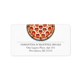 キュートペパロニピザ差出人住所 ラベル