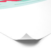 キュートペンギンのスキー写真プリント フォトプリント            (角)