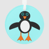 キュートペンギンアクリルオーナメント オーナメント (裏面)