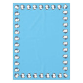 キュートペンギンウィンター子供の誕生日パーティー テーブルクロス (正面)