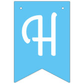 キュートペンギンウィンター子供の誕生日パーティー バンティングフラッグ (第2の旗)