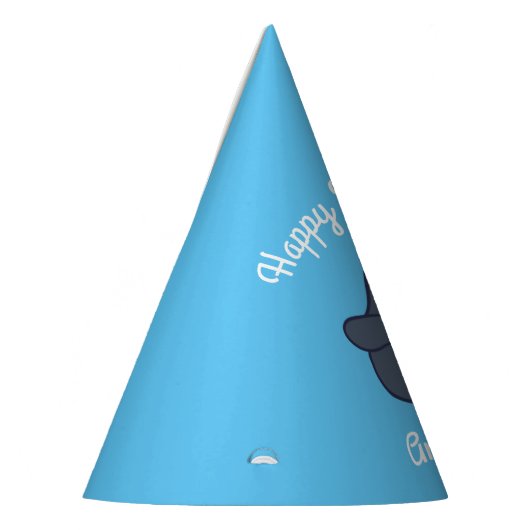 キュートペンギンウィンター子供の誕生日パーティー パーティーハット (左)