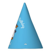 キュートペンギンウィンター子供の誕生日パーティー パーティーハット (右)