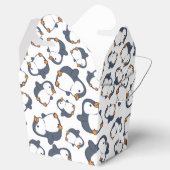 キュートペンギンウィンター子供の誕生日パーティー フェイバーボックス (オープン)