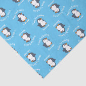 キュートペンギンウィンター子供の誕生日パーティー 薄葉紙 (詳細)