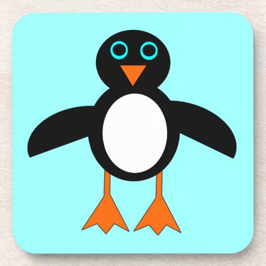キュートペンギンコルクコースター コースター (正面)