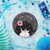 キュートペンギンスノーダスト&スパークルズ子供の誕生日 ペーパープレート (パーティー)