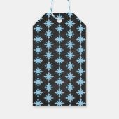 キュートペンギンスノー多くのおもしろい最初の誕生日ラベル ギフトタグ (裏面)