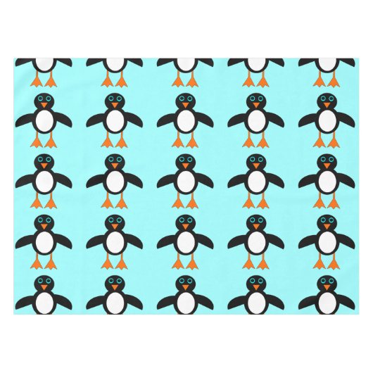 キュートペンギンテーブルクロス テーブルクロス (正面(横))