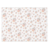 キュートペンギンバレリーナピンク テーブルクロス (正面(横))