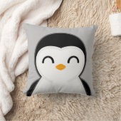 キュートペンギンパーソナライズされたキッズルーム子供部屋デコー  クッション (ブランケット)