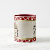 キュートペンギンホリデーバスケット ツートーンマグカップ (中央)