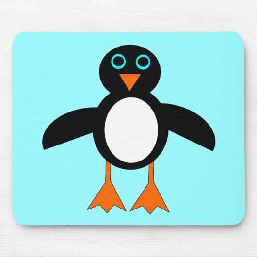 キュートペンギンマウスパッド マウスパッド (正面)