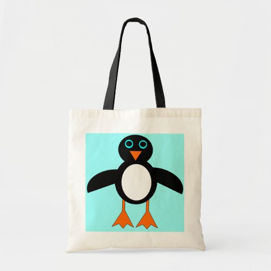 キュートペンギン抱き枕 トートバッグ (正面)