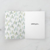 キュートペンギン誕生日 カード (内部)