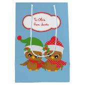 キュートペンギン&フールズホリデー ミディアムペーパーバッグ (裏面)