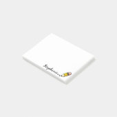 キュートペンシル新学期タイポグラフィ先生 ポストイット (アングル)