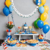 キュートホエールボーイズ誕生日 バンティングフラッグ