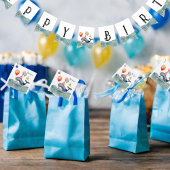 キュートホエールボーイズ誕生日 バンティングフラッグ