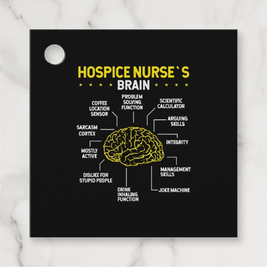 キュートホスピス看護デイアイディアホスピスナース フェイバータグ (正面)