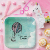 キュートホットエアバルーン紙プレート ペーパープレート (パーティー)