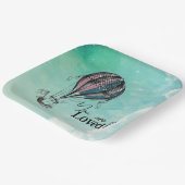 キュートホットエアバルーン紙プレート ペーパープレート (傾斜あり)