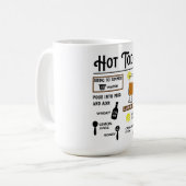 キュートホットトディレシピ コーヒーマグカップ (正面左)