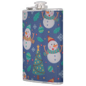 キュートホリデイ雪だるま フラスク (左)