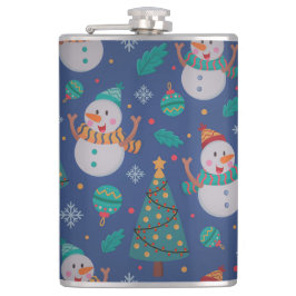 キュートホリデイ雪だるま フラスク