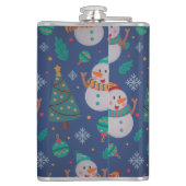 キュートホリデイ雪だるま フラスク (裏面)