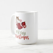 キュートホリデーキッテンマグ コーヒーマグカップ (正面左)