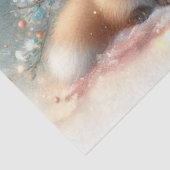 キュートホリデーキツネファミリークリスマスクラフトデコップページ 薄葉紙 (詳細)