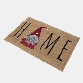 キュートホリデークリスマスプレド格言ホーム ドアマット (アングル)