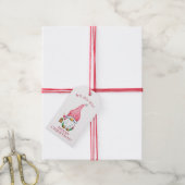 キュートホリデークリスマス格言 パーソナライズされた ギフトタグ (より糸付き)