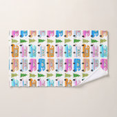 キュートホリデークリスマスRVキャンパーモーターホームクリスマス バスタオルセット (ハンドタオル)