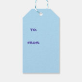 キュートホリデーシャークギフトラベル ギフトタグ (裏面)