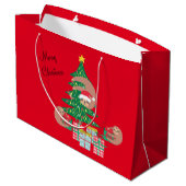 キュートホリデースロッスラージ ラージペーパーバッグ (裏面アングル)
