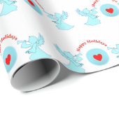 キュートホリデーズエンジェル ラッピングペーパー (ロールコーナー)