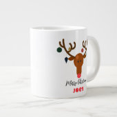 キュートホリデートナお洒落ーダークリスマスボール ジャンボコーヒーマグカップ (正面右)