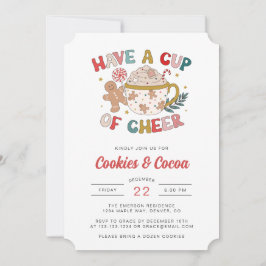 キュートホリデーパーティー招待状 招待状